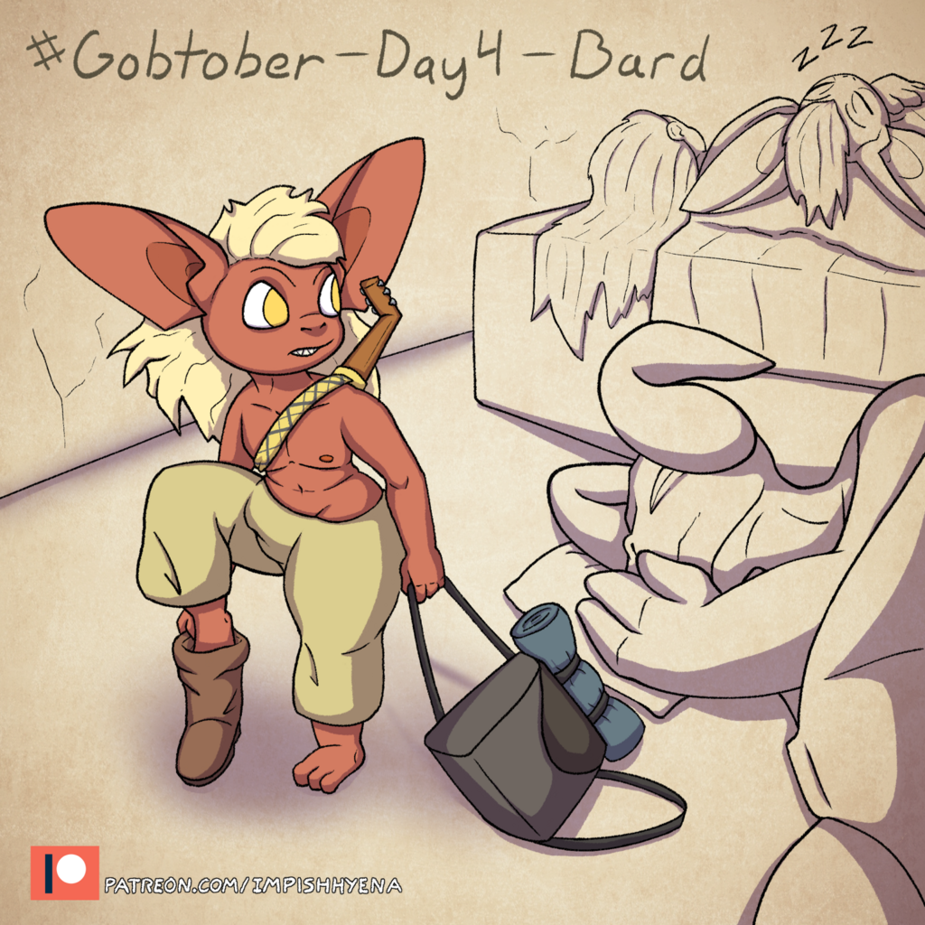 Gobtober Day 4 - Bard