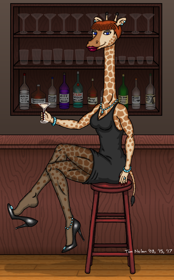 Leggy Giraffe, short hair version