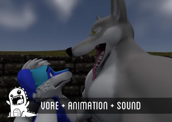 Werewolf Eats Wolfox (Animation by Ante)