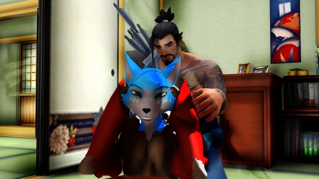 Hanzo shimada and Mike prime the blue fox