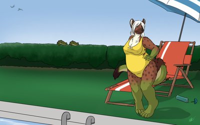 Trouble Over the Hedge [Commission] [Gift]
