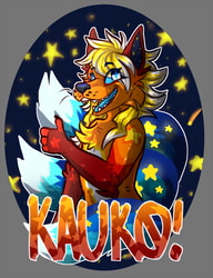 Sparklefox Kauko badge by Peppertomb