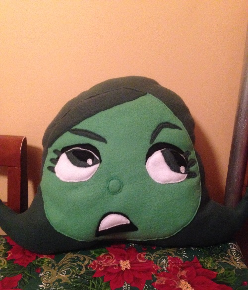 Disgust Character Pillow Plush - Christmas Gift for my Sister