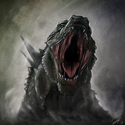 Final Head Shot: Godzilla 2014