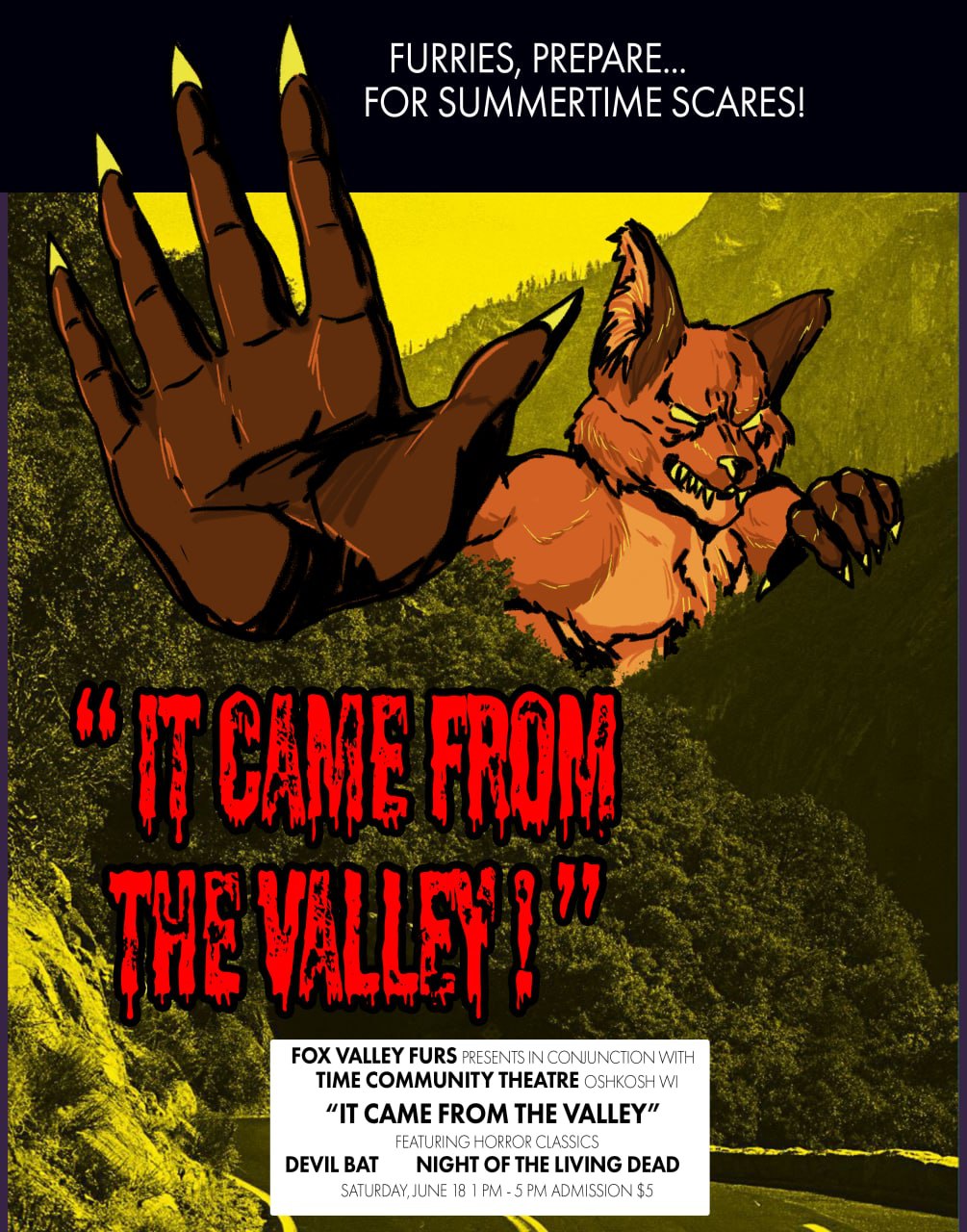 It came from the valley