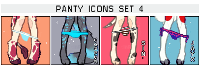 Panty Icons Set 4