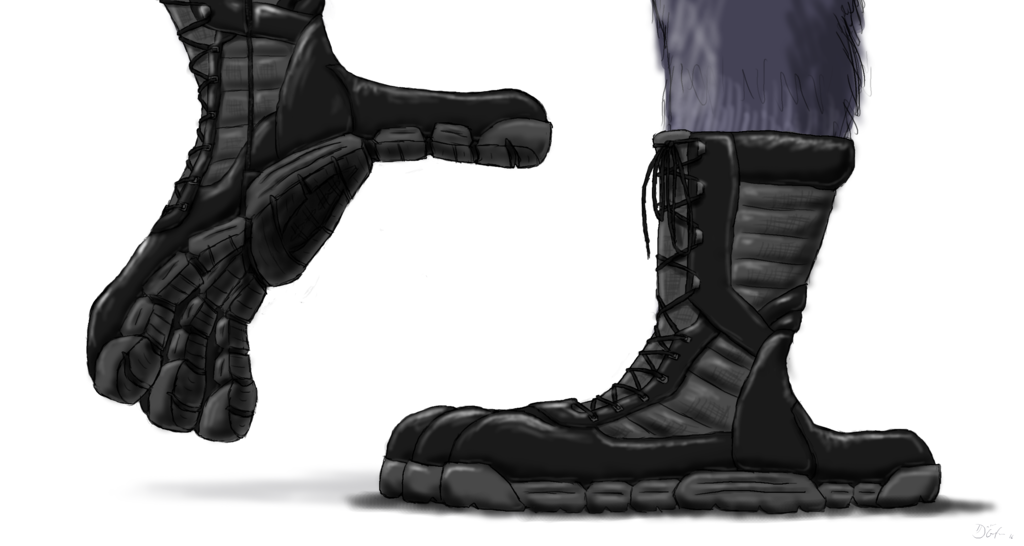 Talon Fashion - Crow Boots for Ian Corvid
