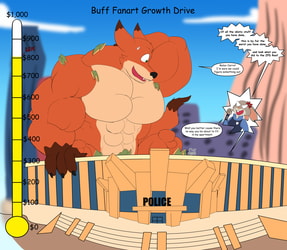 Buff Fanart Growth: Drive Nick Wilde $814
