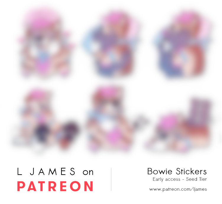 [Patreon] Bowie Stickers early access