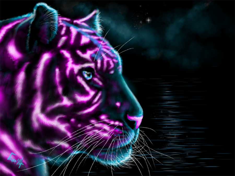 Neon Tiger — Weasyl