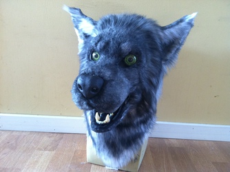 finished grey wolf