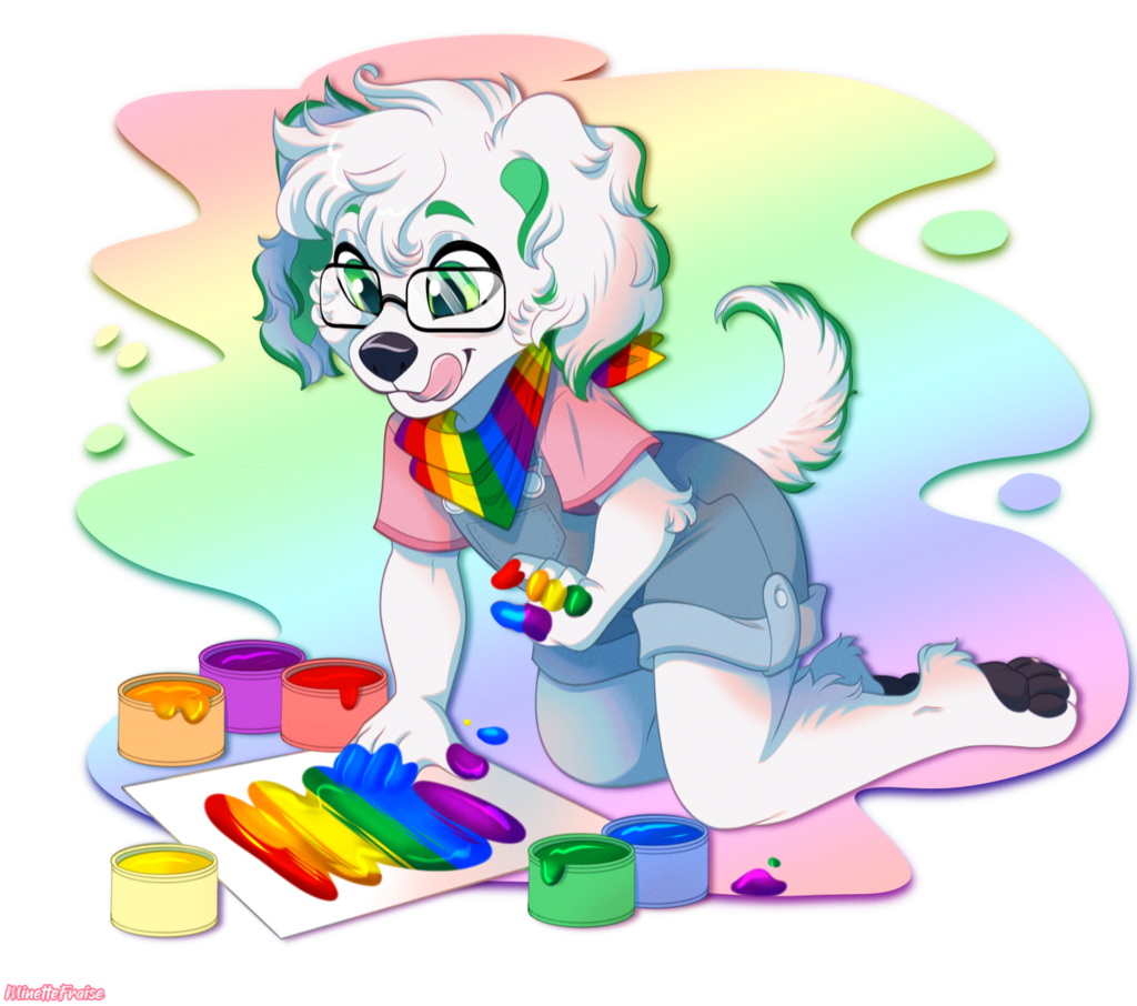 Most recent image: Pride painting