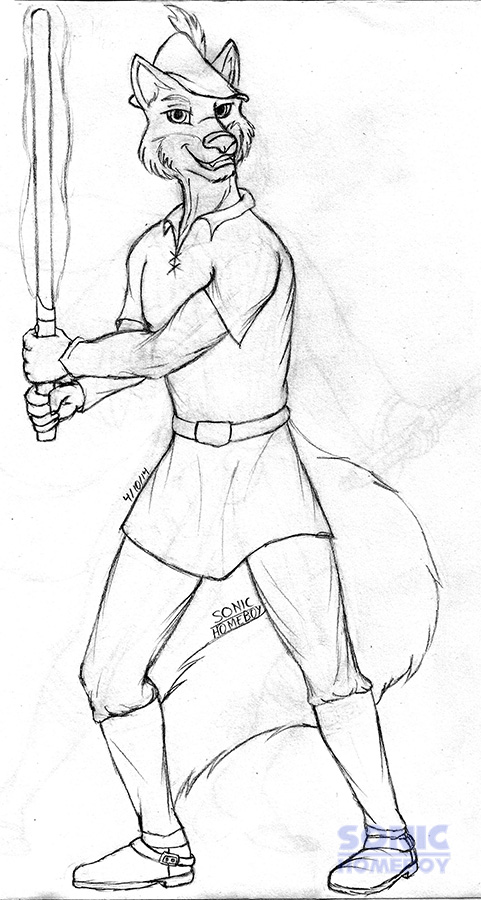 Jedi Knight Robin Hood (sketch)
