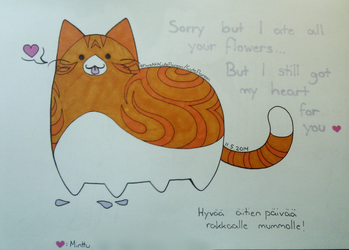 Sorry but I ate your Flowers