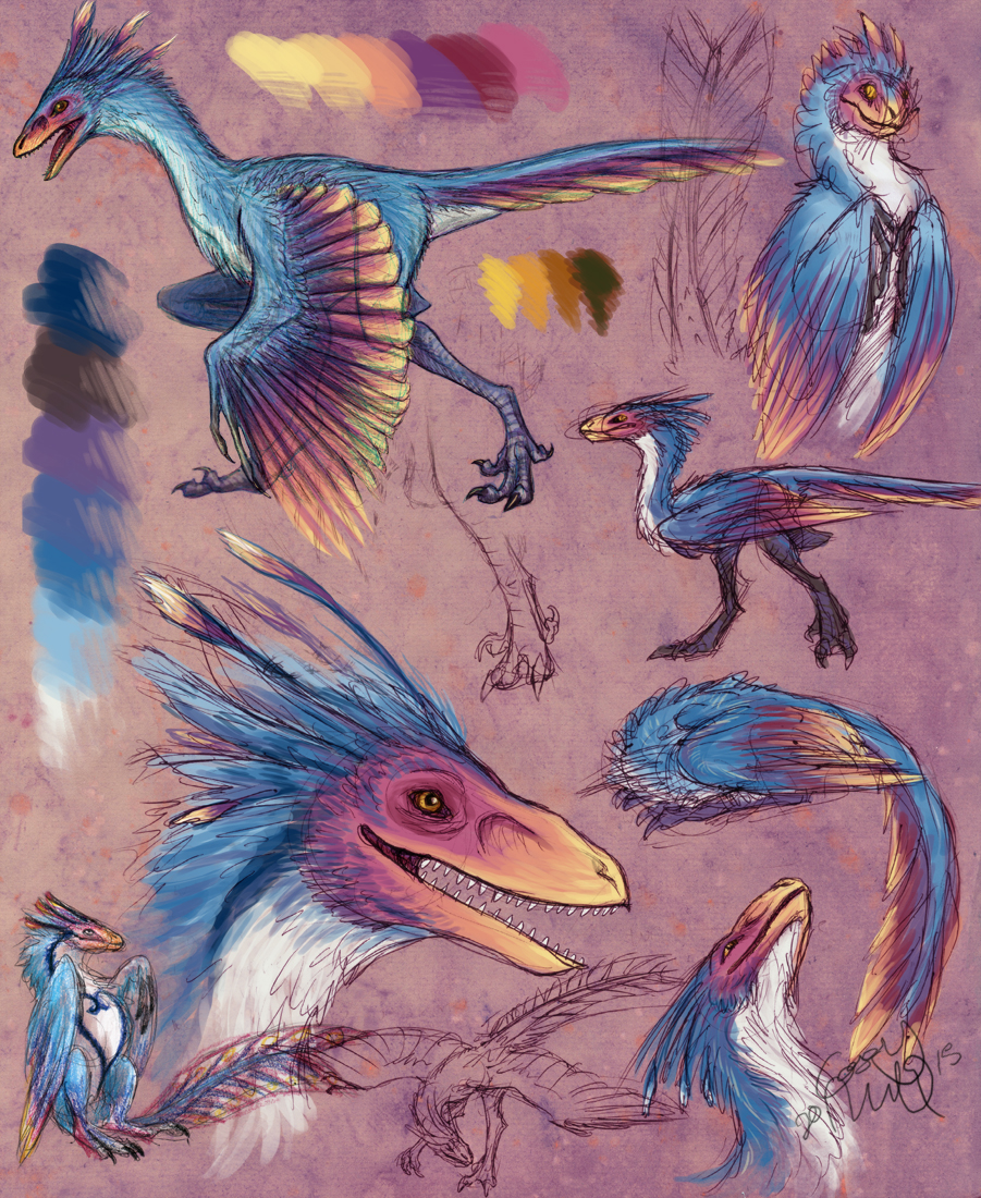 Multi-Figure Page: Archaeopteryx Reimagined