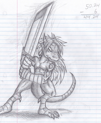 Riygelian Fighter (Sketch)