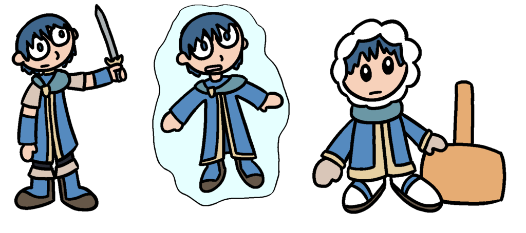 Fighter Morph - Marth to Ice Climber