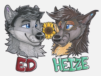 Ed and Heize couples badges