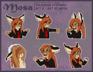 Telegram Stickers - Mosa set 2