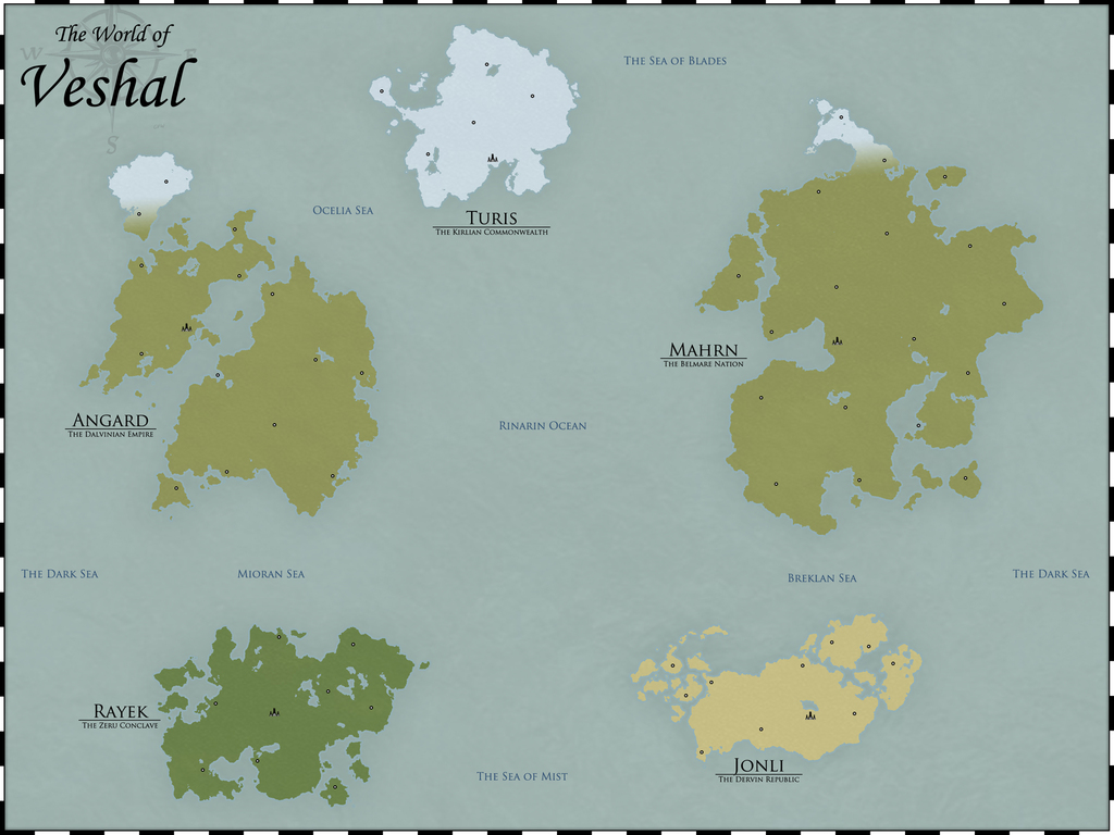 Map of Veshal
