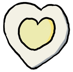 heart egg