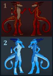 Eastern Fire Dragon Designs [Sold]