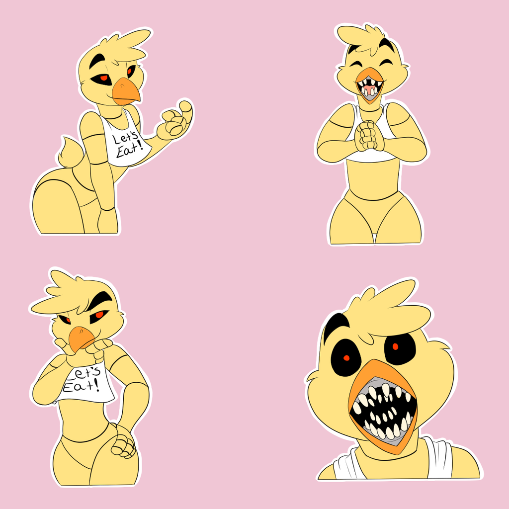 Most recent image: Chica Sticker Pack