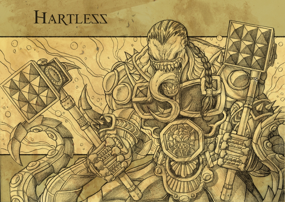 Most recent image: Hartless Fantasy Armor Commision