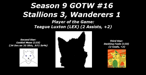 FHL Season 9 GOTW#16 FINAL: Stallions 3, Wanderers 1