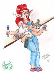 Caryna - At The Bar - By ShawnTheGirl