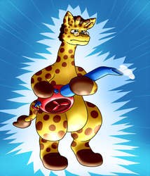 Pooltoy Leafblower giraffe