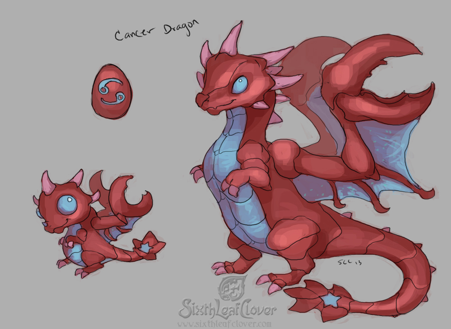 Concept Design Zodiac Dragon Cancer