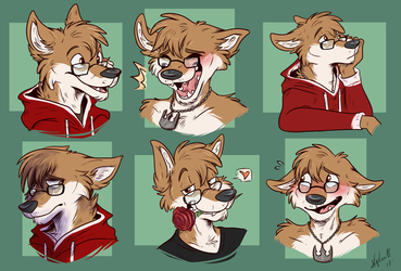 The Numerous Expressions of Xander by Rileyy
