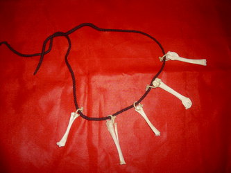 FOR SALE! Rabbit bones necklace