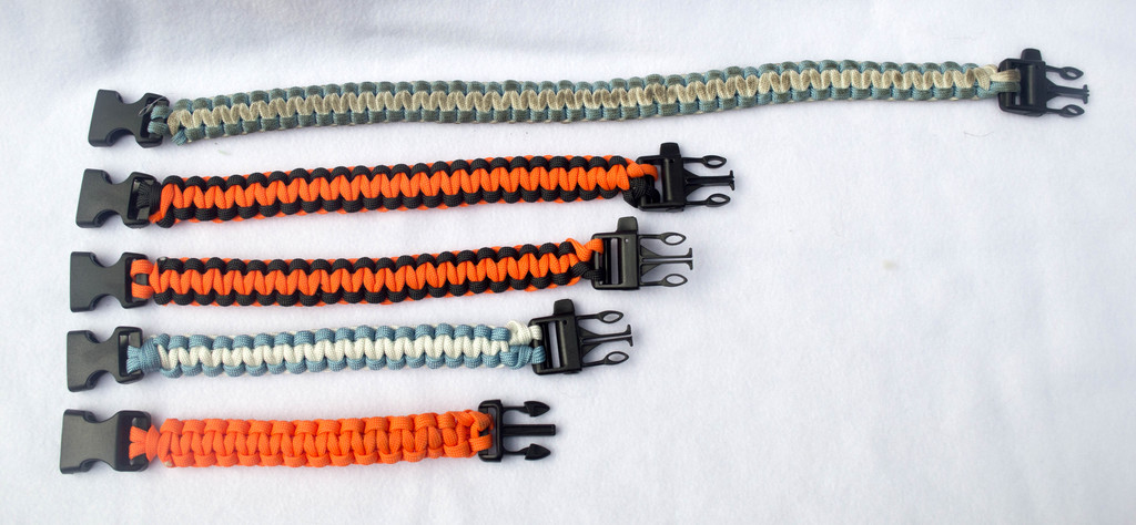 Paracord examples/sizing.