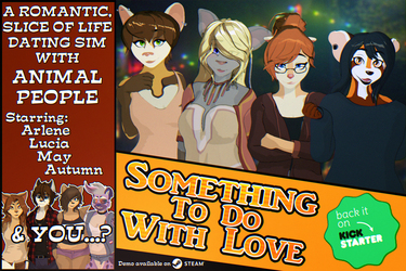 Something To Do With Love - Dating Sim Lobby Card 