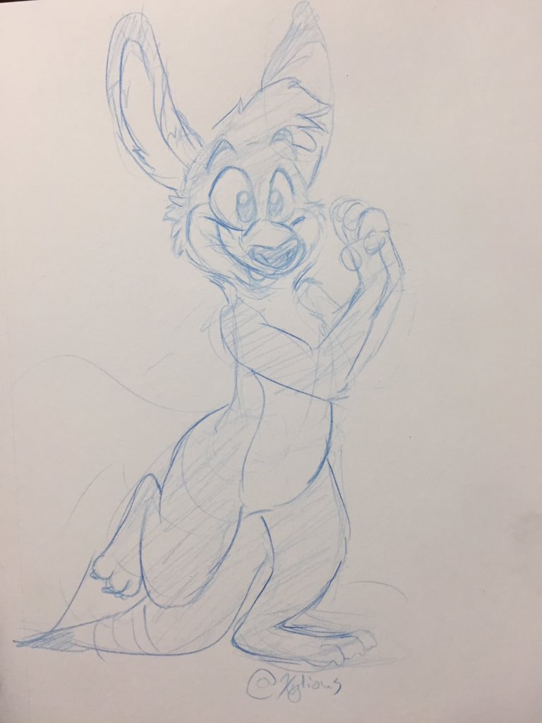 Happy Roo Sketch (by Xylious