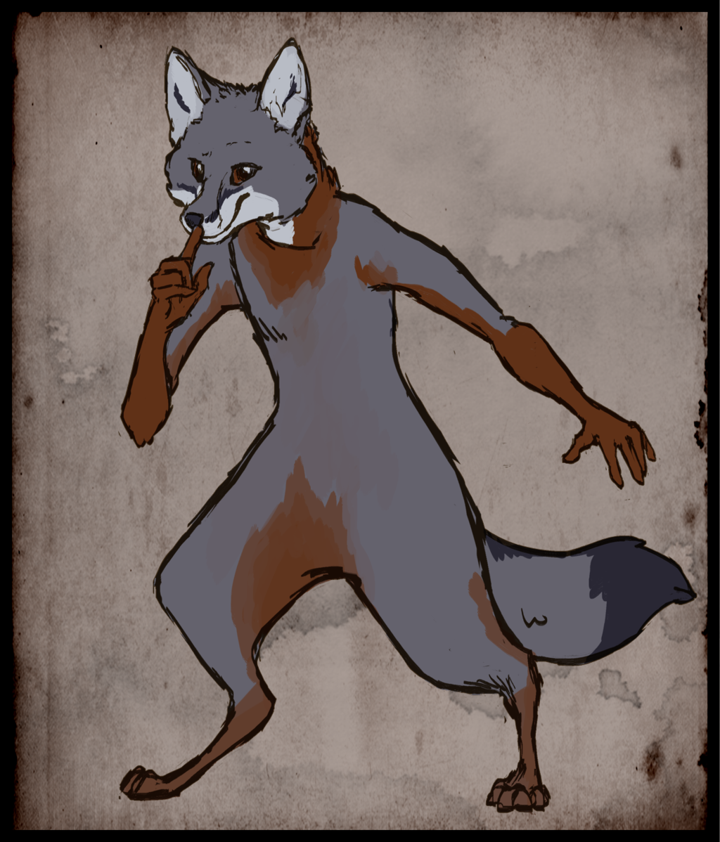 island grey fox
