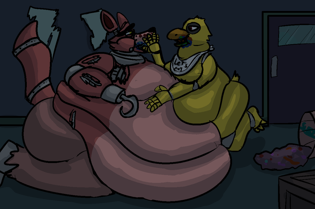 Because we need more FNAF fat fetish art TRY AND STOP ME.