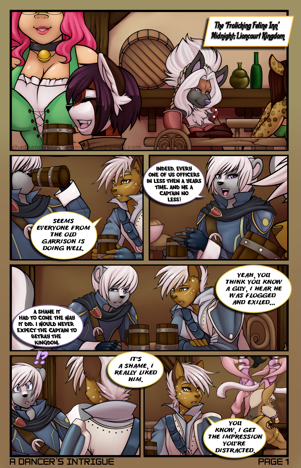 A Dancer's Intrigue Page 1