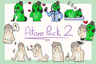 Atom Sticker Pack 2