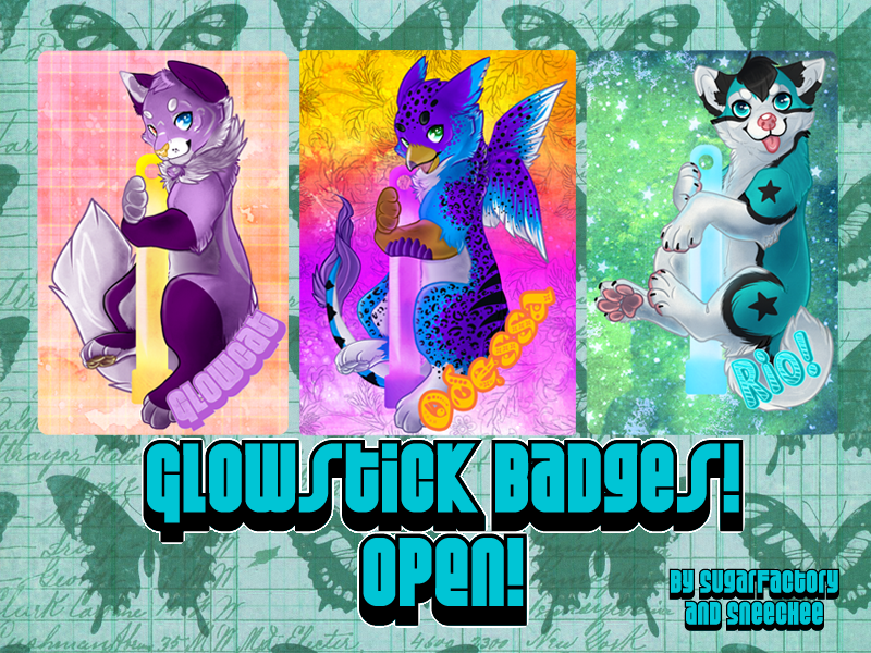 Most recent image: Glowstick Badges [OPEN]