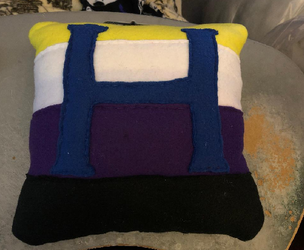 LGBT Nonbinary Customized Pillow Commission