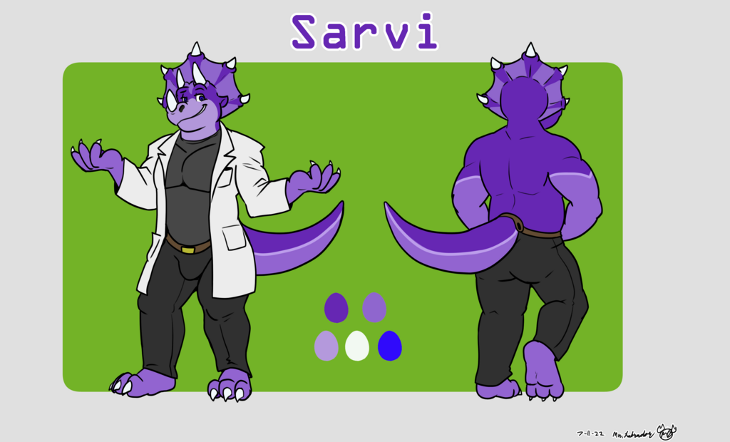 Most recent image: Sarvi the Triceratops Ref