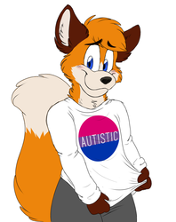 bisexual autistic fox
