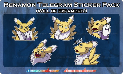 Renamon Telegram Sticker Pack