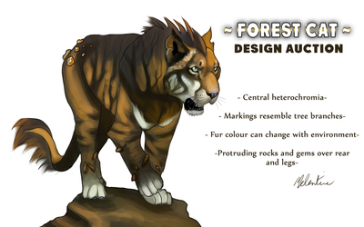 Design Auction - Forest Cat