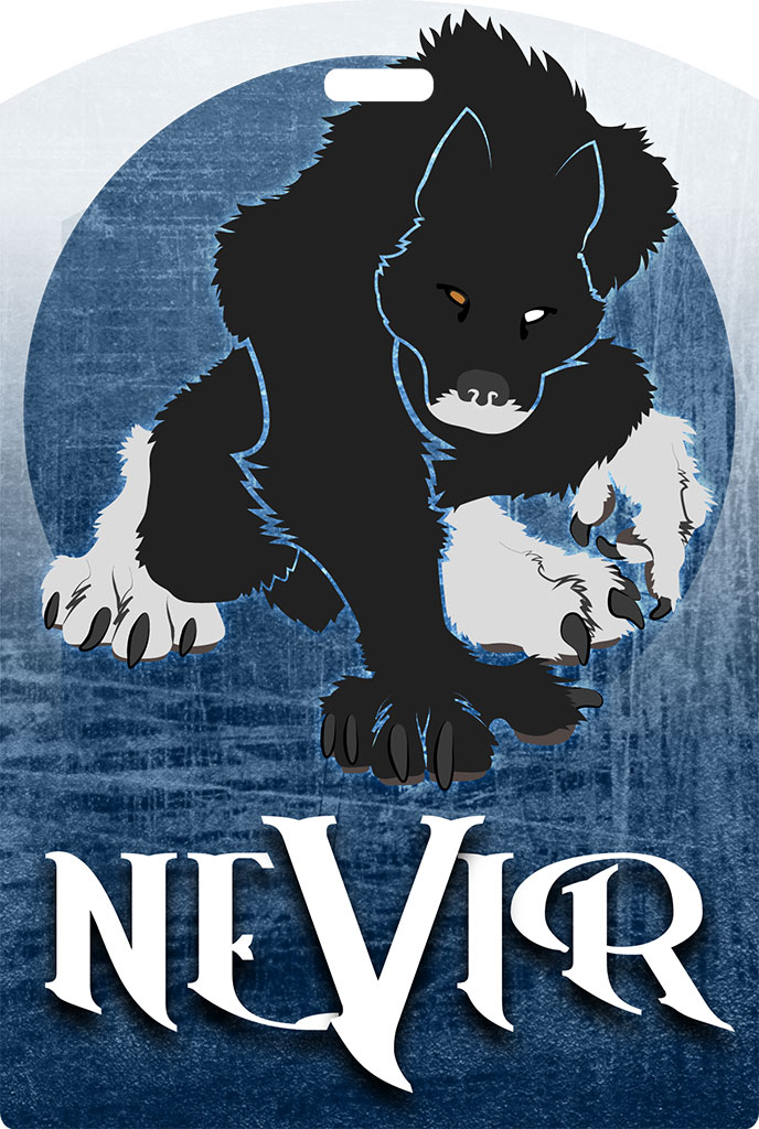 Nevir the Were - Badge