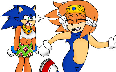 Matt and Nat Sonic Swap: Tikal and Sonic