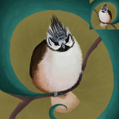 Crested Tit Icon